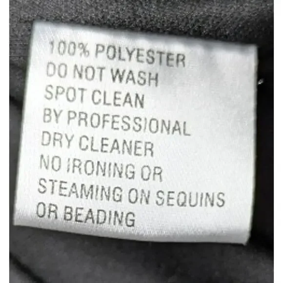 Mac Duggal Black Faux Tuxedo Long Sleeve Formal Gown Size 6 NWT - Picture 10 of 12